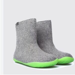 CAMPER Wabi Gray Wool Foot Friendly Comfy Boots sz EU 39 US 8.5 (read)